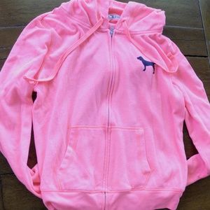 PINK zip up hoodie
